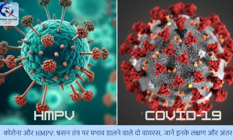 कोरोना और HMPV: श्वसन तंत्र पर प्रभाव डालने वाले दो वायरस, जानें इनके लक्षण और अंतर